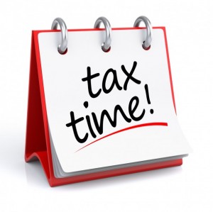 Tax Time Calendar Image